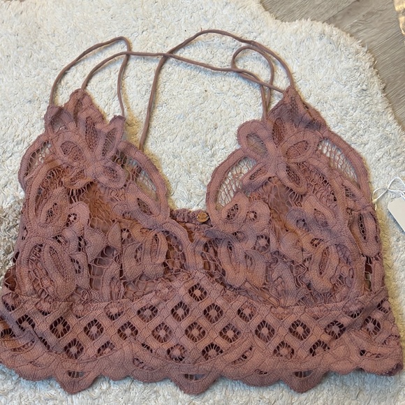 Free People Adella lace bralette - rose - Picture 4 of 7